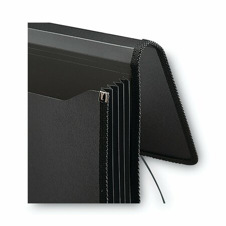 Smead Wallet, Sewn Edges, Front Pocket, Black 71500